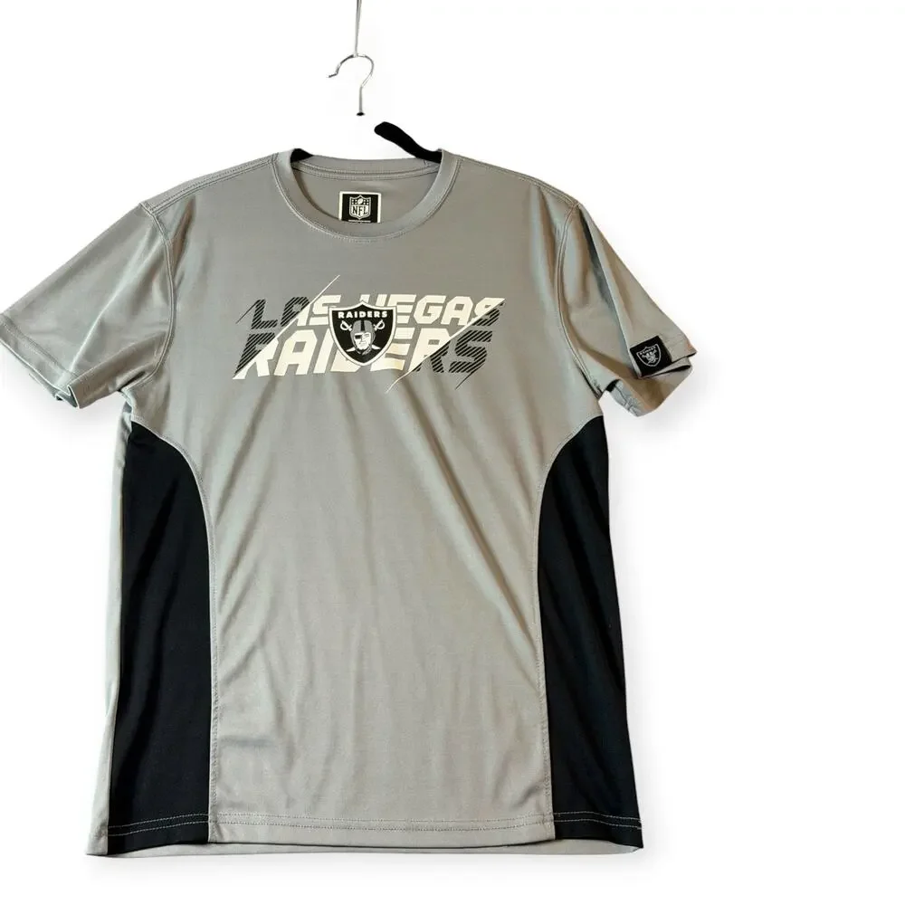 NFL Team Apparel Las Vegas Raiders SS T-Shirt, Men's Medium